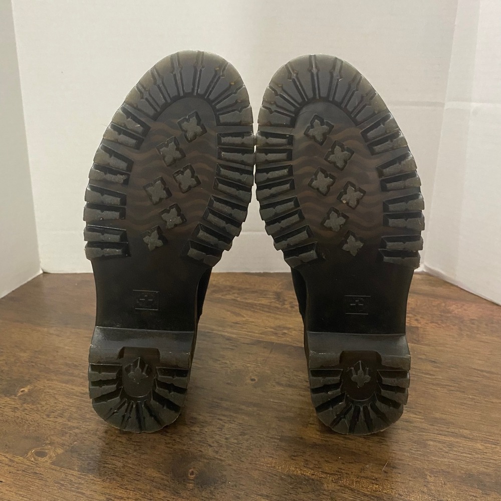 Dr. Martens Rometty Black Wyoming Leather Platform Chelsea Boots AW004 Women 7 - Picture 6 of 7